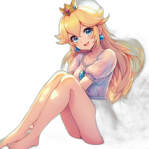 dress, dragon, staff, crown transparent PNG cut-out