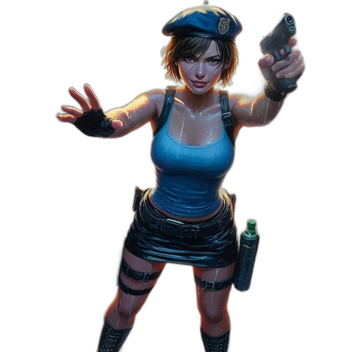 weapon, staff, concept art, cyberpunk transparent PNG cut-out