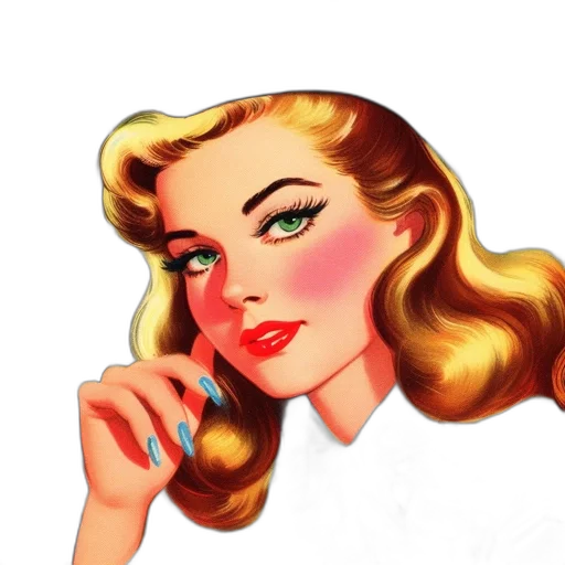 face, jewelry, photorealistic, cartoon transparent PNG cut-out