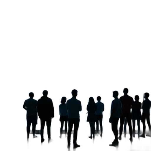 staff, group, people, standing transparent PNG cut-out