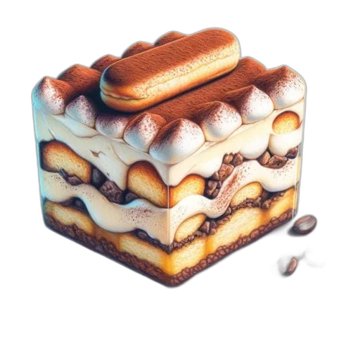 food, crown, photorealistic, 3d render transparent PNG cut-out