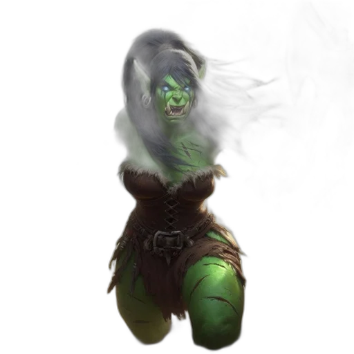 mask, creature, staff, face transparent PNG cut-out