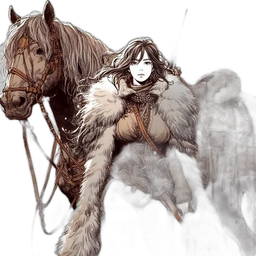 fantasy art, concept art, watercolor, comic book art transparent PNG cut-out