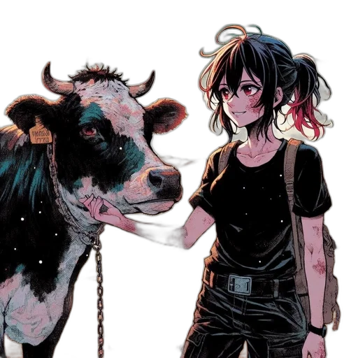 concept art, comic book art, cyberpunk, fantasy art transparent PNG cut-out