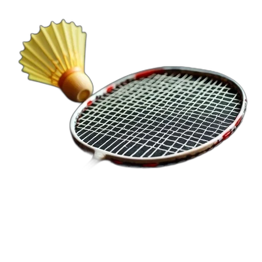 weapon, food, 3d render, badminton transparent PNG cut-out