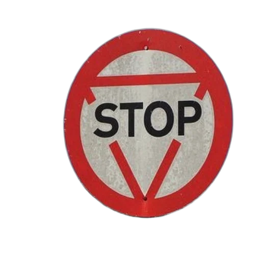 stop, sign, red, circle transparent PNG cut-out