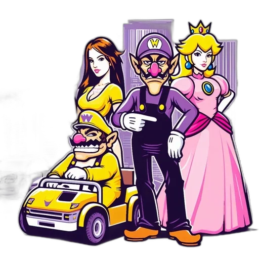crown, dress, pixel art, concept art transparent PNG cut-out
