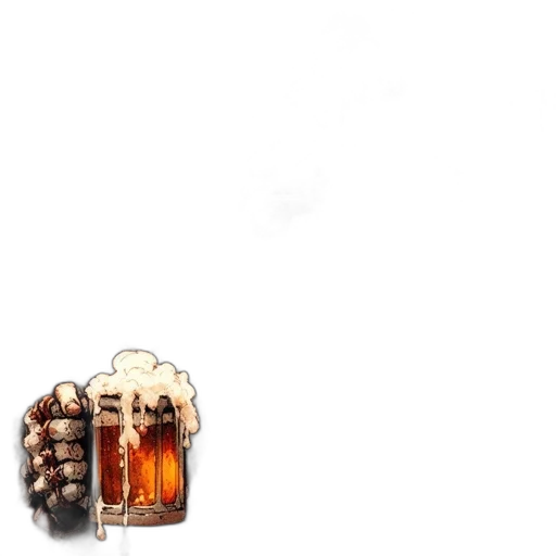 bottle, weapon, food, crown transparent PNG cut-out