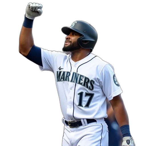 baseball, player, white, uniform transparent PNG cut-out