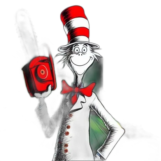 staff, hat, dress, robot transparent PNG cut-out