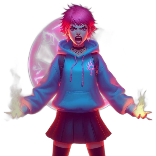 jacket, staff, concept art, fantasy art transparent PNG cut-out