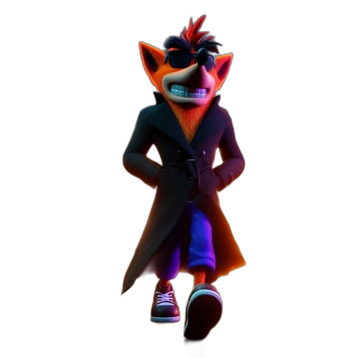 jacket, staff, mask, animal transparent PNG cut-out