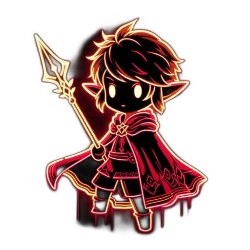 staff, sword, pixel art, concept art transparent PNG cut-out