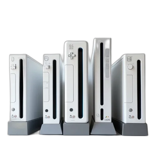 3d render, collection, different, nintendo transparent PNG cut-out
