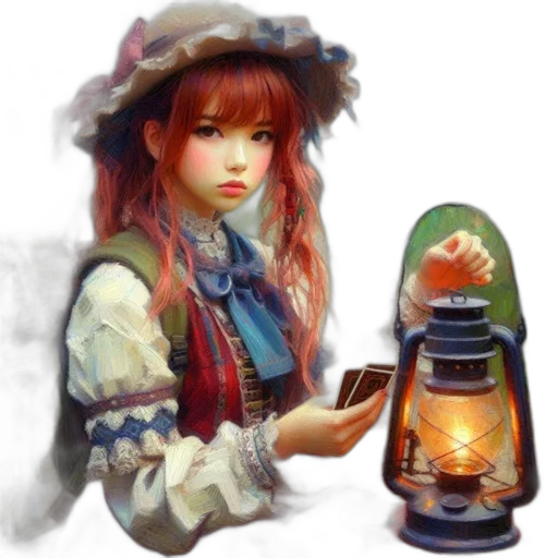 hat, staff, jewelry, face transparent PNG cut-out