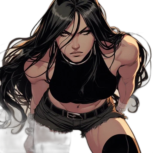 comic book art, concept art, fantasy art, cartoon transparent PNG cut-out