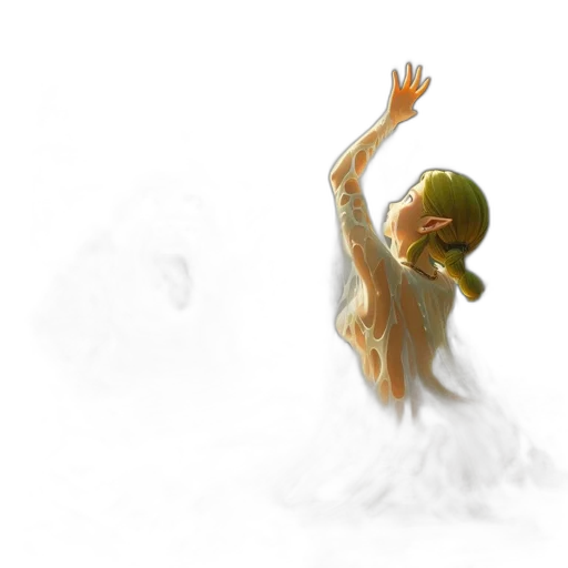 dress, creature, concept art, fantasy art transparent PNG cut-out