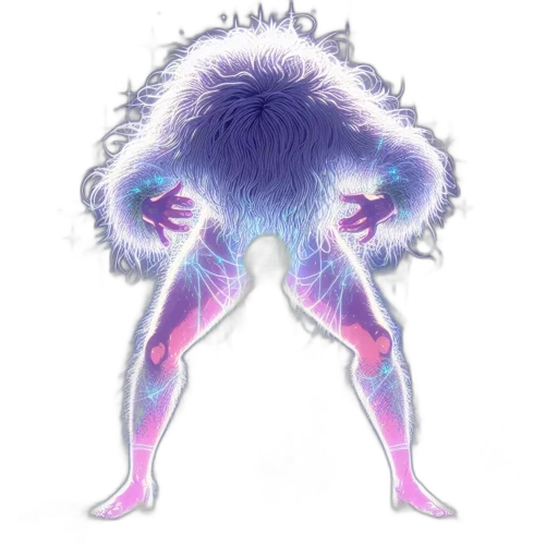 creature, hair, jacket, animal transparent PNG cut-out