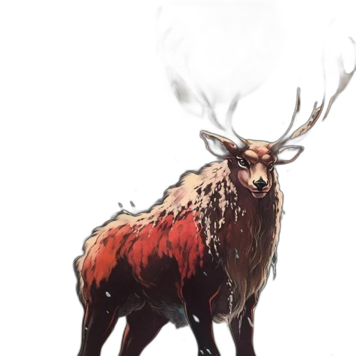 animal, creature, crown, concept art transparent PNG cut-out