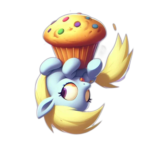 staff, food, hat, creature transparent PNG cut-out