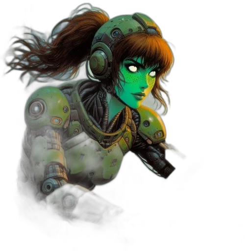 robot, mask, face, concept art transparent PNG cut-out