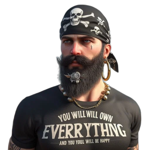 hat, face, 3d render, concept art transparent PNG cut-out