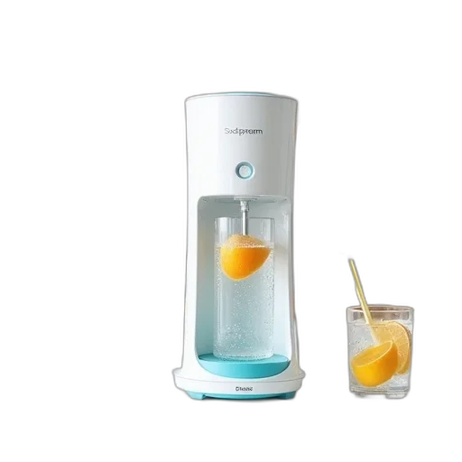 modern, kitchen, scene, white transparent PNG cut-out