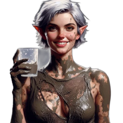 face, dress, creature, jewelry transparent PNG cut-out