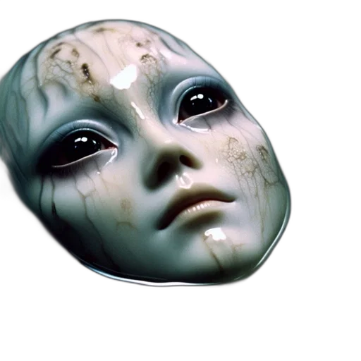 mask, face, robot, creature transparent PNG cut-out