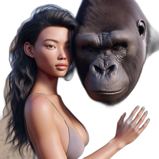 animal, creature, face, mask transparent PNG cut-out