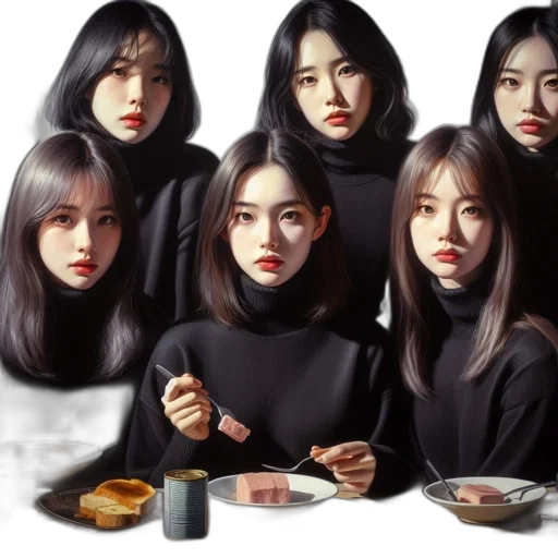 food, mask, oil painting, concept art transparent PNG cut-out