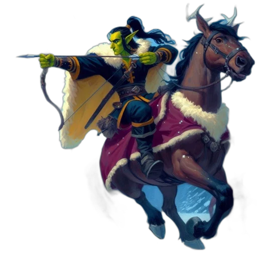 dragon, staff, sword, crown transparent PNG cut-out