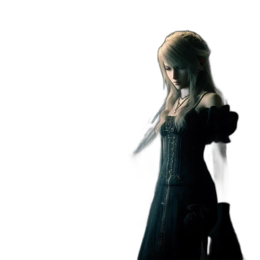 dress, concept art, 3d render, fantasy art transparent PNG cut-out