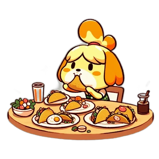food, animal, pixel art, concept art transparent PNG cut-out