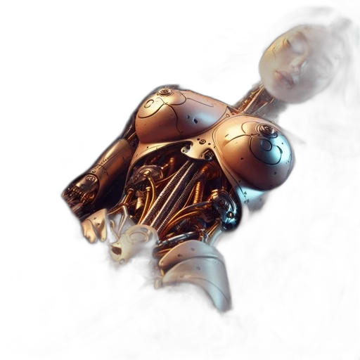 robot, weapon, staff, dragon transparent PNG cut-out