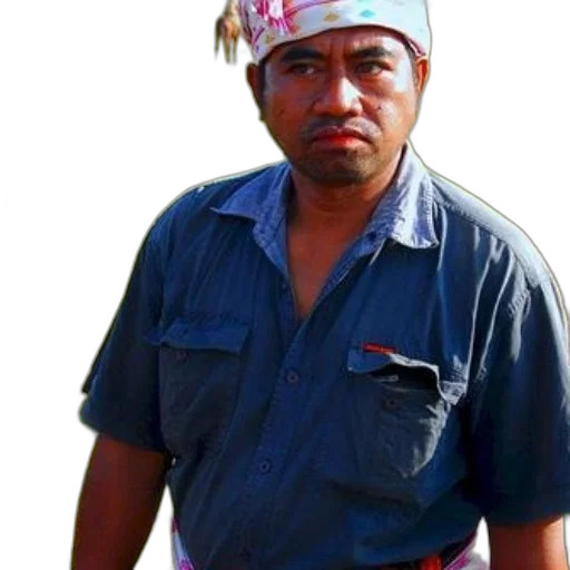 staff, hat, face, photorealistic transparent PNG cut-out