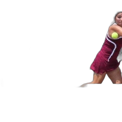 3d render, tennis, player, maroon transparent PNG cut-out