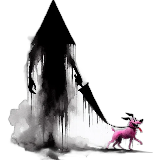 creature, dragon, animal, staff transparent PNG cut-out