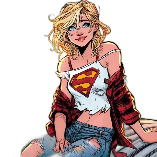 comic book art, concept art, cartoon, young transparent PNG cut-out