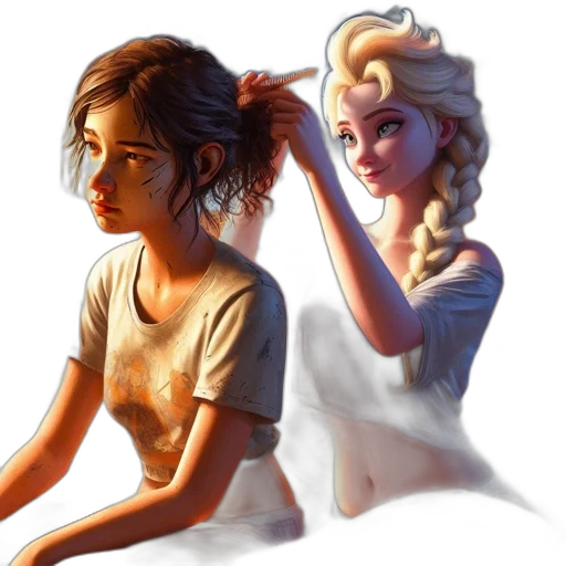 concept art, fantasy art, photorealistic, comic book art transparent PNG cut-out