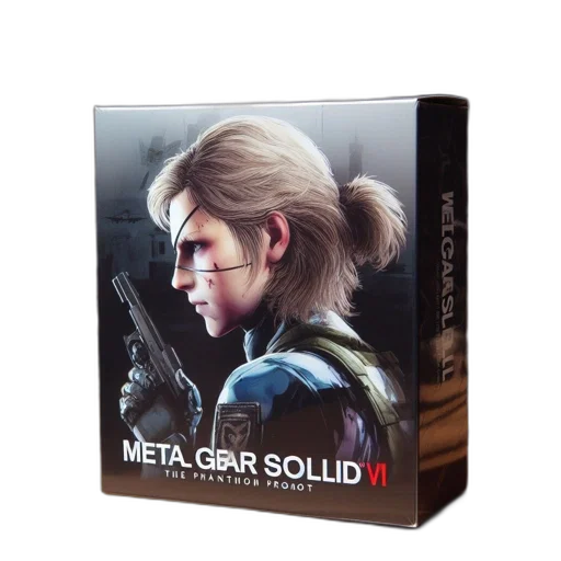3d render, box, art, metal transparent PNG cut-out
