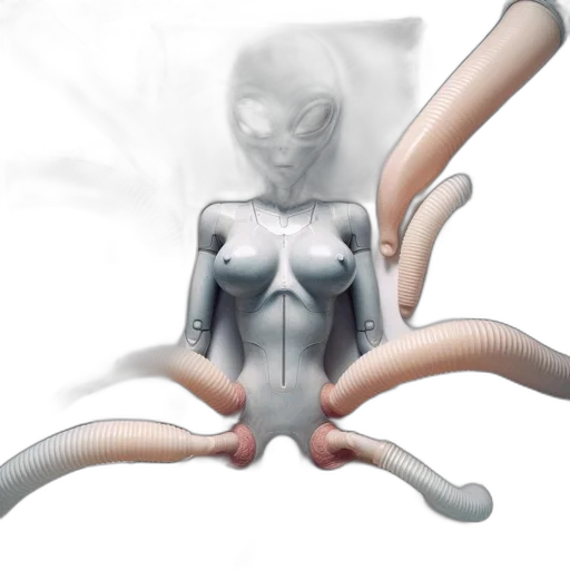 creature, robot, jewelry, mask transparent PNG cut-out