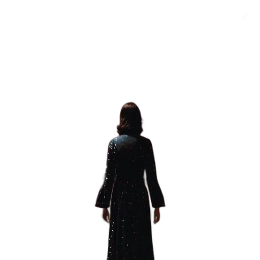 dress, jacket, staff, sword transparent PNG cut-out