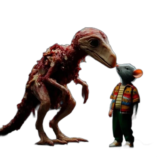 creature, animal, concept art, 3d render transparent PNG cut-out