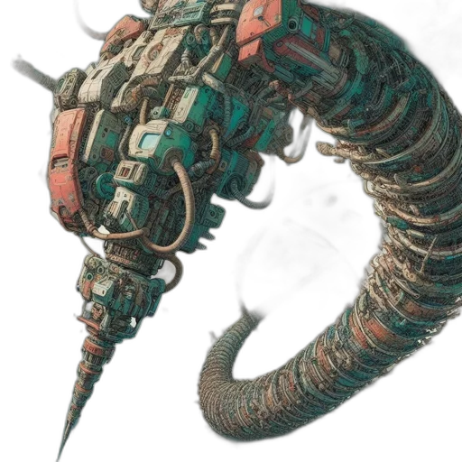 weapon, robot, dragon, creature transparent PNG cut-out