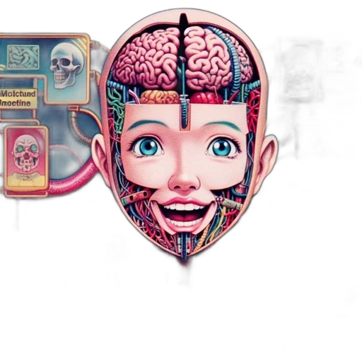 robot, face, mask, concept art transparent PNG cut-out