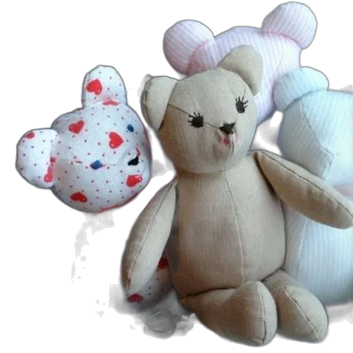 3d render, photorealistic, collection, teddy transparent PNG cut-out