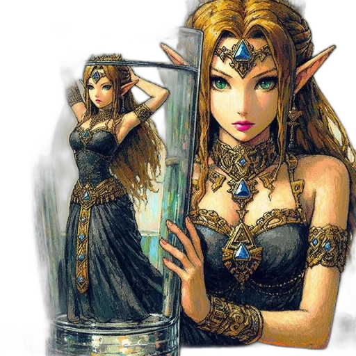 sword, staff, weapon, dress transparent PNG cut-out
