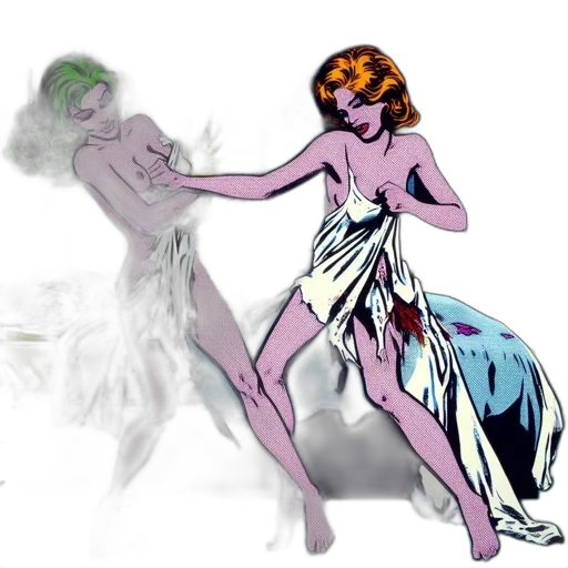 dress, concept art, fantasy art, comic book art transparent PNG cut-out