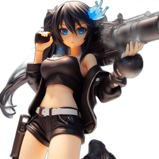 weapon, 3d render, concept art, anime transparent PNG cut-out